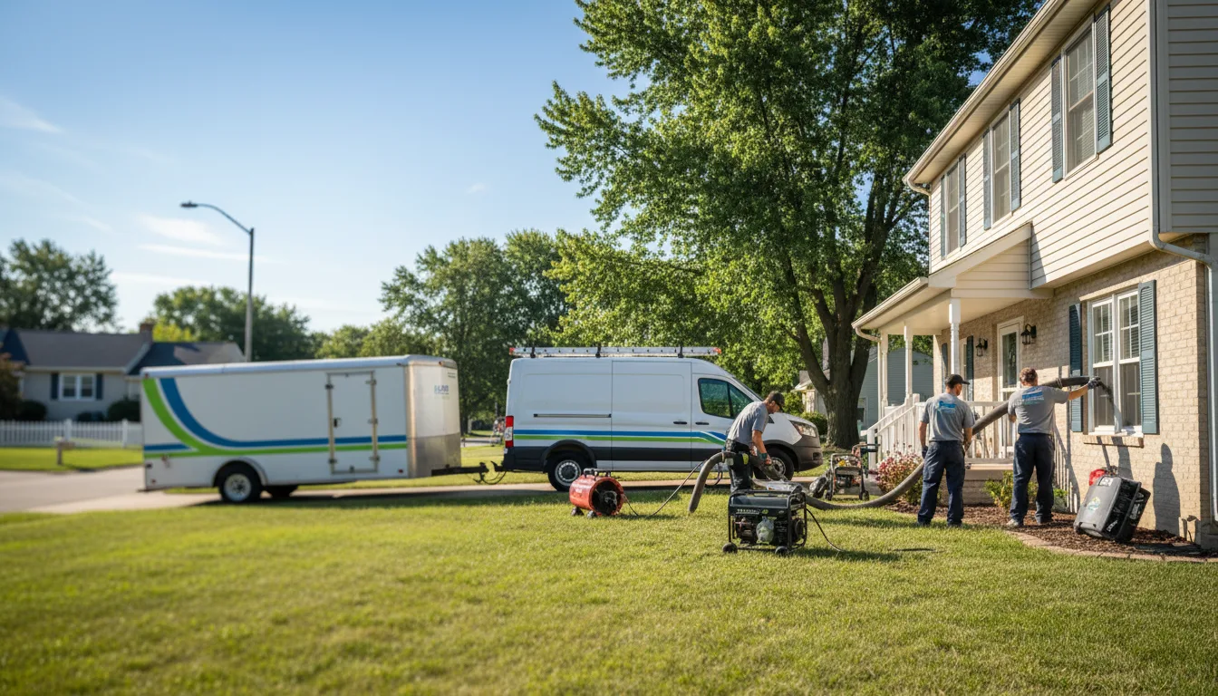 Flooded Basement Restoration And Cleanup With Repair in Rock Valley, IA near me